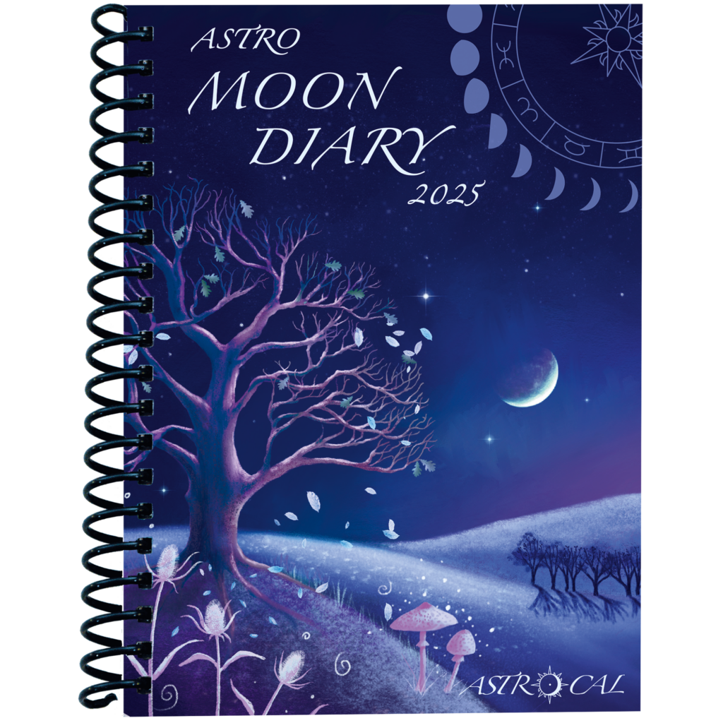 Moon Diary 2025, Lunar Diary 2025, Astrology Diary, Moon Phases