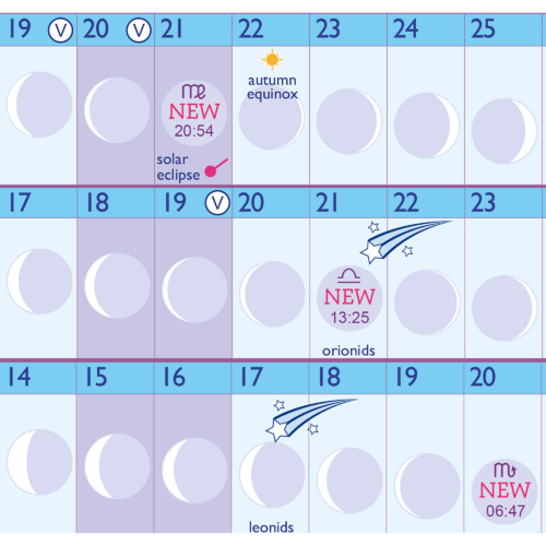 Lunar Wall Planner 2025