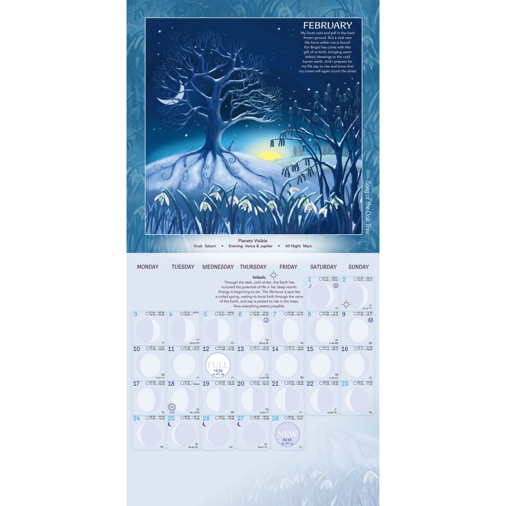 Moon calendar 2025, Lunar Calendar 2025, Pagan Calendar