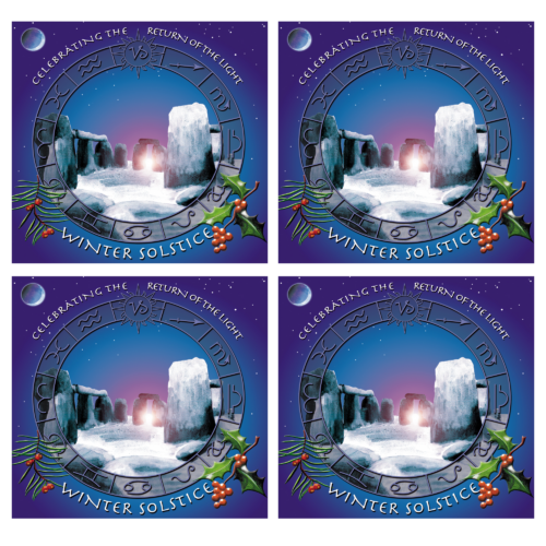 Stonehenge 1 winter solstice yule card set